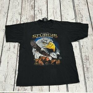 2006 Sturgis Bike Rally Motorcycle American Bike Crewneck Tee Tshirt